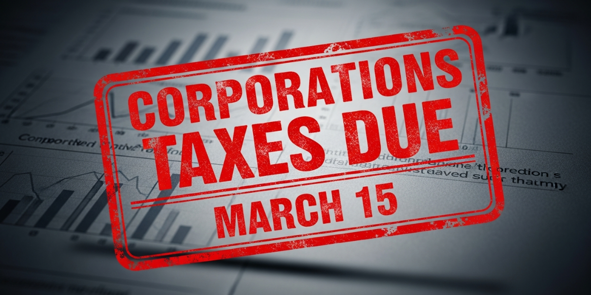 Corporations Taxes Due on 3/15